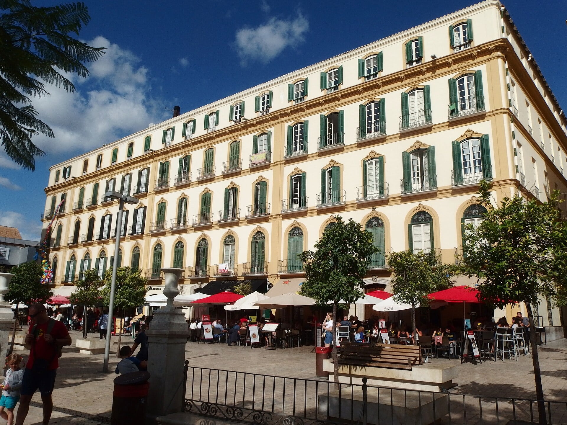 The building on Plaza de la Merced where Pablo Picasso was born